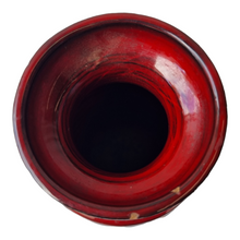 Load image into Gallery viewer, Vintage West German Pottery Red Vase