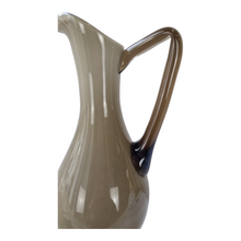 Load image into Gallery viewer, Art Glass Empoli Ewer - Smoke Case Glass Pitcher 1960s
