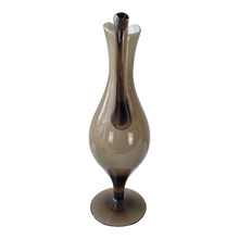 Load image into Gallery viewer, Art Glass Empoli Ewer - Smoke Case Glass Pitcher 1960s
