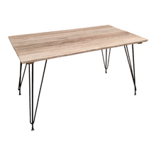 Load image into Gallery viewer, UPCYCLED RUSTIC VINTAGE KITCHEN TABLE RECYCLED HARDWOOD TOP