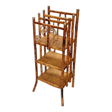 Load image into Gallery viewer, ANTIQUE TORTOISESHELL CANE 'CANTERBURY', MAGAZINE RACK, BOOK STAND, ETC. #1