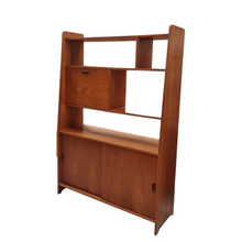 Load image into Gallery viewer, MID CENTURY VINTAGE TEAK WALL UNIT/ROOM DIVIDER