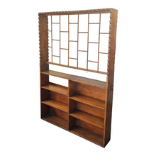 Load image into Gallery viewer, UNIQUE MID CENTURY VINTAGE WALL UNIT BOOKCASE ROOM DIVIDER