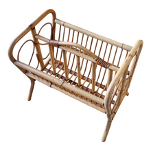 Load image into Gallery viewer, VINTAGE CANE MAGAZINE RACK
