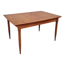 Load image into Gallery viewer, VINTAGE MID CENTURY EXTENSION DINING TABLE