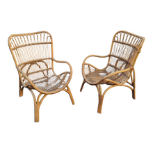 Load image into Gallery viewer, YAMAKAWA C110 HIGHBACK CANE ARMCHAIRS. PRICE IS EACH. ONE LEFT!