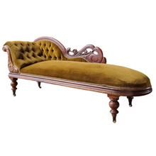 Load image into Gallery viewer, ANTIQUE CEDAR CHAISE LOUNGE DAY BED