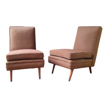 Load image into Gallery viewer, 2 MID CENTURY 'SLIPPER' CHAIRS. PRICE IS EACH.