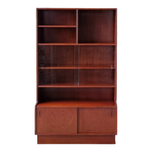 Load image into Gallery viewer, MID CENTURY SOLID HARDWOOD WALL UNIT ROOM DIVIDER BY SUNSHINE CABINETS.