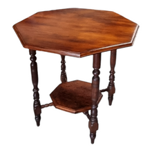 Load image into Gallery viewer, ANTIQUE OCTAGONAL OCCASSIONAL TABLE