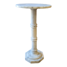Load image into Gallery viewer, ALABASTER PEDESTAL STAND