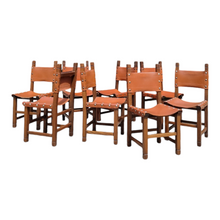 Load image into Gallery viewer, SPANISH REVIVAL CHAIRS. MADE IN AUSTRALIA. 8 AT $95 EACH.