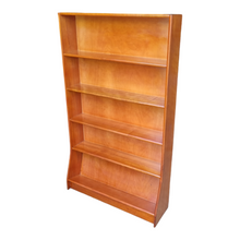 Load image into Gallery viewer, MID CENTURY SOLID HARDWOOD BOOKCASE