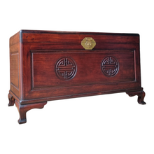 Load image into Gallery viewer, VINTAGE CHINESE ROSEWOOD & CAMPHOR WOOD STORAGE CHEST