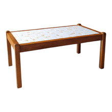 Load image into Gallery viewer, RETRO VINTAGE TILED HARDWOOD COFFEE TABLE