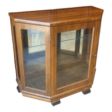 Load image into Gallery viewer, VINTAGE ART DECO CURIO DISPLAY CABINET