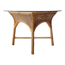 Load image into Gallery viewer, VINTAGE CANE PATIO TABLE