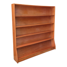 Load image into Gallery viewer, MID CENTURY SOLID HARDWOOD BOOKCASE