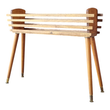 Load image into Gallery viewer, MID CENTURY ATOMIC TIMBER PLANTER