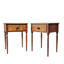 Load image into Gallery viewer, PAIR OF VINTAGE HERITAGE FURNITURE BEDSIDE TABLES