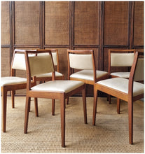 Load image into Gallery viewer, SET OF 6 VINTAGE NOBLETT DINING CHAIRS