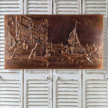 Load image into Gallery viewer, VINTAGE COPPER RELIEF ART