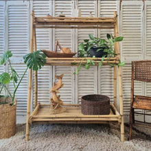 Load image into Gallery viewer, BAMBOO FOLDING SHELF/ ROOM DIVIDER #2