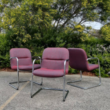 Load image into Gallery viewer, 3 VINTAGE CANTILEVER CHAIRS. PRICE IS EACH.
