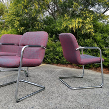 Load image into Gallery viewer, 3 VINTAGE CANTILEVER CHAIRS. PRICE IS EACH.