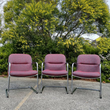 Load image into Gallery viewer, 3 VINTAGE CANTILEVER CHAIRS. PRICE IS EACH.