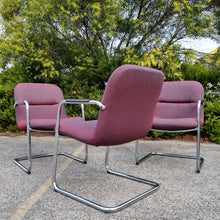 Load image into Gallery viewer, 3 VINTAGE CANTILEVER CHAIRS. PRICE IS EACH.