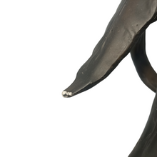 Load image into Gallery viewer, Eagle Statue Resin Glass Eyes on Wood Base 65cm Fine Art Collection