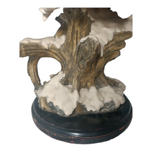 Load image into Gallery viewer, Eagle Statue Resin Glass Eyes on Wood Base 65cm Fine Art Collection