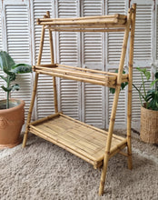 Load image into Gallery viewer, BAMBOO FOLDING SHELF/ ROOM DIVIDER #1