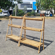 Load image into Gallery viewer, BAMBOO FOLDING SHELF/ ROOM DIVIDER #1
