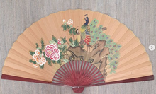 Load image into Gallery viewer, Decorative Chinese Peacock Fan