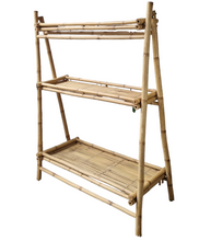 Load image into Gallery viewer, BAMBOO FOLDING SHELF/ ROOM DIVIDER #1

