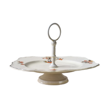 Load image into Gallery viewer, J&amp;G Meakin cake stand cake plate &#39;Sunshine&#39; pattern
