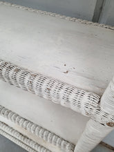 Load image into Gallery viewer, LARGE WHITE WICKER SHELF
