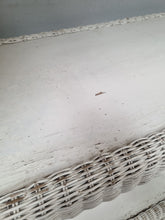 Load image into Gallery viewer, LARGE WHITE WICKER SHELF
