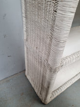 Load image into Gallery viewer, LARGE WHITE WICKER SHELF

