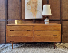 Load image into Gallery viewer, VINTAGE DRESSER DRAWERS WITH MIRROR, BY HAYSON FURNITURE.
