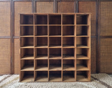Load image into Gallery viewer, VINTAGE INDUSTRIAL PIGEON HOLE STORAGE UNIT
