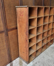 Load image into Gallery viewer, VINTAGE INDUSTRIAL PIGEON HOLE STORAGE UNIT
