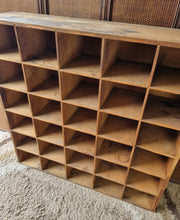 Load image into Gallery viewer, VINTAGE INDUSTRIAL PIGEON HOLE STORAGE UNIT
