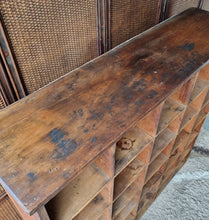 Load image into Gallery viewer, VINTAGE INDUSTRIAL PIGEON HOLE STORAGE UNIT
