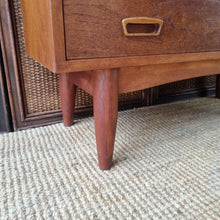 Load image into Gallery viewer, MID CENTURY TEAK AND GLASS DISPLAY CABINET
