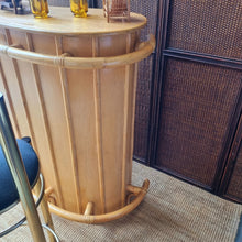 Load image into Gallery viewer, VINTAGE CANE TIKI MID CENTURY BAR
