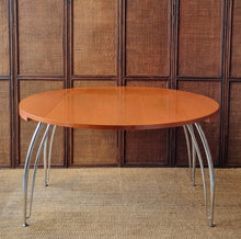 Load image into Gallery viewer, VINTAGE ITALIAN ROUND DROPSIDE DINING TABLE
