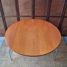 Load image into Gallery viewer, VINTAGE ITALIAN ROUND DROPSIDE DINING TABLE
